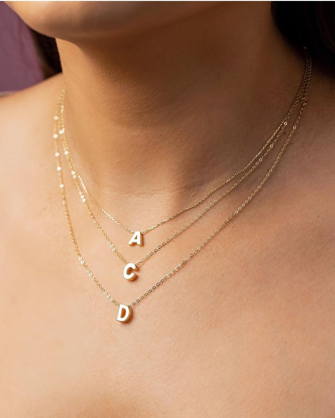 Roma Initial Necklace
